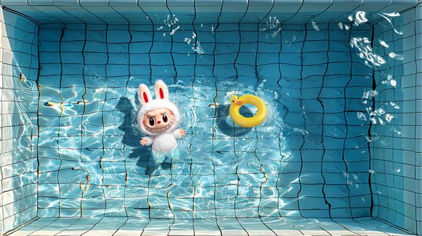 Labubu Swimming Pool 52